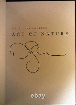 RARE David LaChapelle ACT OF NATURE Signed Limited Edition HB Photo Book @NEW@