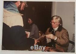 RARE-Double-SIGNED ANDY WARHOL Exposures book, @1979-1st Edition, withPHOTO