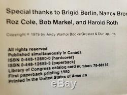 RARE-Double-SIGNED ANDY WARHOL Exposures book, @1979-1st Edition, withPHOTO