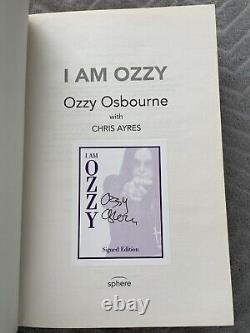 RARE Ozzy Osbourne -Iam Ozzy Signed First Edition Book