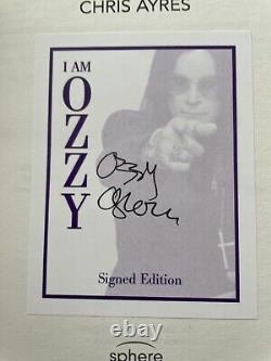 RARE Ozzy Osbourne -Iam Ozzy Signed First Edition Book