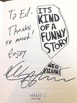 RARE SIGNED It's Kind of a Funny Story by Ned Vizzini PB US First Edition Book