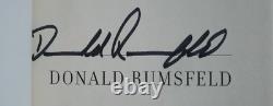 RUMSFELD'S RULES Donald Rumsfeld, RARE SIGNED COPY FIRST EDITION, VINTAGE BOOK