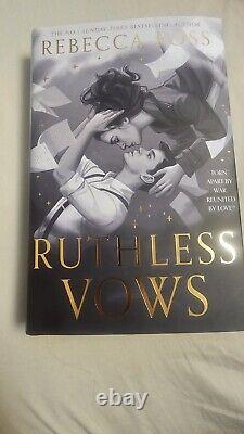 RUTHLESS VOWS by Rebecca Ross Fairyloot Exclusive Signed Edition