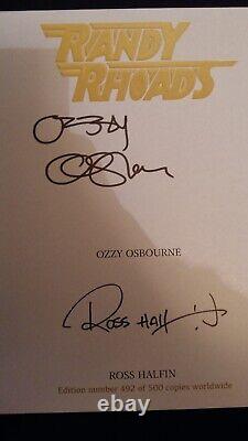 Randy Rhoads Ross Halfin SIGNED Numbered Ltd OZZY OSBOURNE (of Black Sabbath)