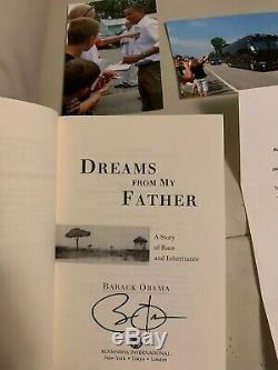 Rare Barack Obama Dreams from My Father Signed Book 1st Edition 1996 Autographed