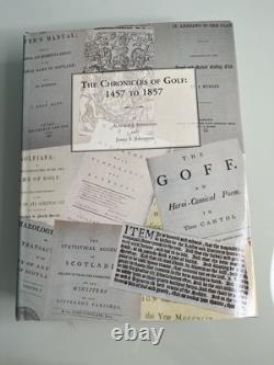 Rare Chronicles Of Golf Book 1457-1857 SIGNED LIMITED EDITION #255