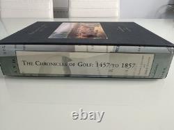 Rare Chronicles Of Golf Book 1457-1857 SIGNED LIMITED EDITION #255