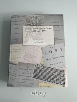Rare Chronicles Of Golf Book 1457-1857 SIGNED LIMITED EDITION #255
