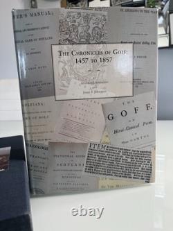 Rare Chronicles Of Golf Book 1457-1857 SIGNED LIMITED EDITION #255