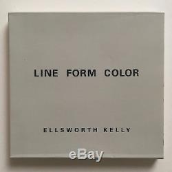 Rare ELLSWORTH KELLY 1st edition signed book 1999 LINE FORM COLOR VGC