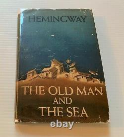 Rare Ernest Hemingway Book, The Old Man and the Sea, 1952 Early W Edition Signed