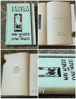 Rare PRINCE BANTAM HC Book, 1929 1st Edition, signed by May McNeer & LYND WARD