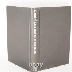 Rare Signed Colin Dexter Last Bus To Woodstock BCA Edition 1st Morse Title