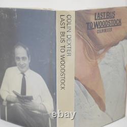 Rare Signed Colin Dexter Last Bus To Woodstock BCA Edition 1st Morse Title