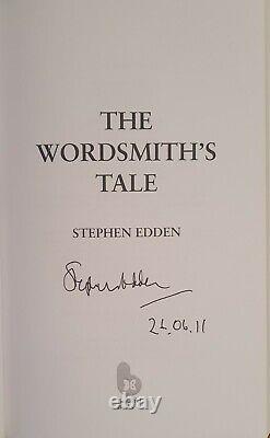 Rare Signed & Dated Hardback First Edition. The Wordsmith's Tale by Stephen Edden