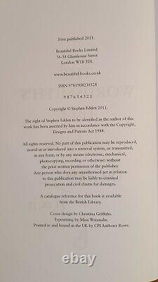 Rare Signed & Dated Hardback First Edition. The Wordsmith's Tale by Stephen Edden