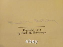 Rare Signed Frank Hohenberger 1952 First Edition Book, Brown County Photography