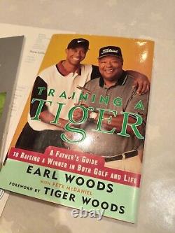 Rare Signed Tiger Woods Book-Training a Tiger FIRST EDITION
