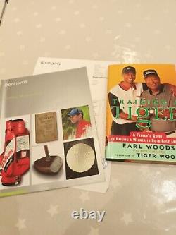 Rare Signed Tiger Woods Book-Training a Tiger FIRST EDITION