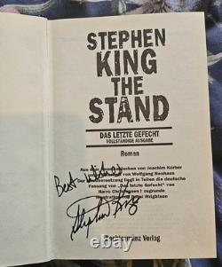 Rare Signed copy of Stephen King's, The Stand (German Edition) Hardcover