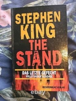 Rare Signed copy of Stephen King's, The Stand (German Edition) Hardcover