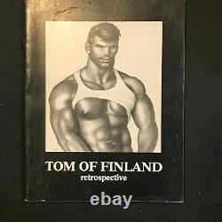 Rare Tom of Finland retrospective paperback book large 1st edition SIGNED