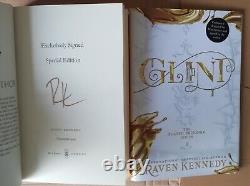 Raven Kennedy Signed Gild Glint Gleam Glow Gold Plated Prisoner 1/1 Uk Hbdjs New