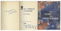 Ray Bradbury Signed Martian Chronicles 1950 1st First Edition Book w Dustjacket
