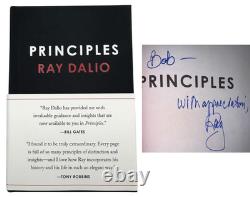 Ray Dalio Signed Autographed Principles 1st Edition Book JSA LOA