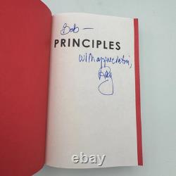 Ray Dalio Signed Autographed Principles 1st Edition Book JSA LOA