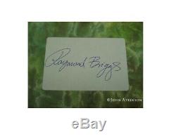 Raymond Briggs Fungus The Bogeyman Signed First UK Edition 1977 1st Book
