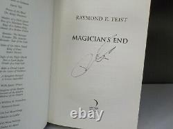 Raymond E Feist SIGNED BOOK Magicians End 1st Edition 2013 ID918