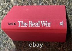 Richard NIXON, The Real War, First Edition Hardcover Book, SIGNED, 1980, with DJ