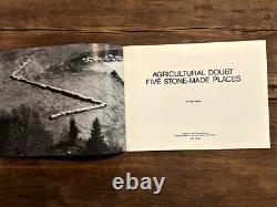 Richard Nonas Artist Book - Agricultural Doubt (1987) - signed