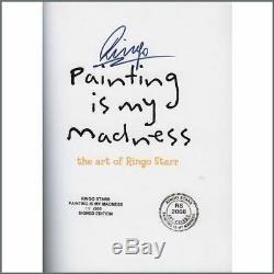 Ringo Starr 2008 Signed Painting Is My Madness Special Edition Book & Print USA