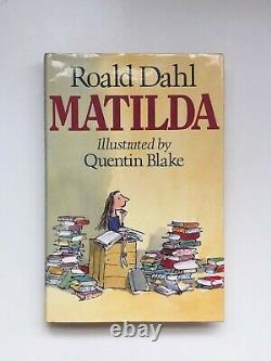 Roald Dahl Matilda First Edition 1988 SIGNED & INSCRIBED BOOK
