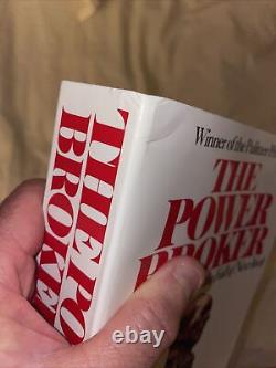 Robert A. Caro SIGNED BOOK The Power Broker 1975 EDITION Paperback ROBERT MOSES
