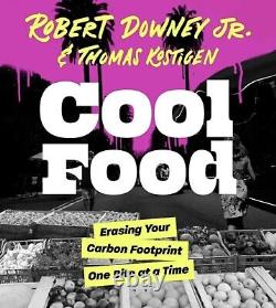 Robert Downey Jr SIGNED Cool Food Book Hardback Iron Man Pre Sale Brand New