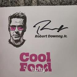 Robert Downey Jr SIGNED Cool Food Book Iron Man Rare Signagture