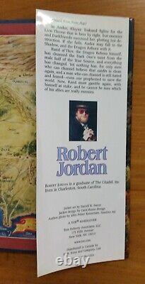 Robert Jordan CROSSROADS OF TWILIGHT 1st edition 1st print h/c book signed