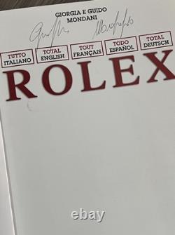 Rolex Book Giorgia & Guido Mondani 2016 Signed Edition? Collector's Reference