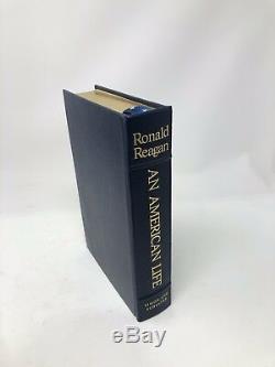 Ronald Reagan SIGNED An American Life Easton Press Limited Edition Book/case/tap