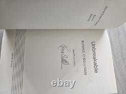 Ronnie O'Sullivan Unbreakable Hardback Book Signed Autobiography First Edition