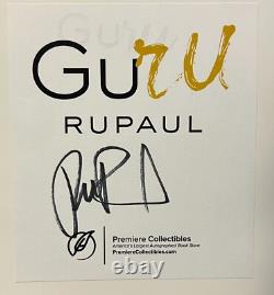 RuPaul signed GuRu first edition book