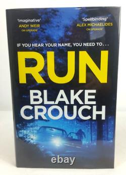 Run by Blake Crouch (Hardback, 2024) Signed First Edition Macmillan & Sampler