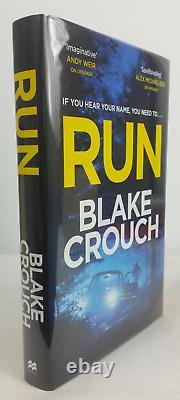 Run by Blake Crouch (Hardback, 2024) Signed First Edition Macmillan & Sampler