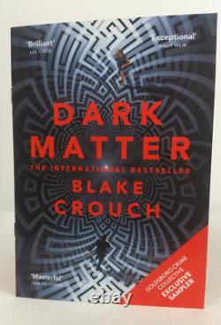 Run by Blake Crouch (Hardback, 2024) Signed First Edition Macmillan & Sampler