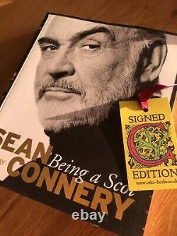 SEAN CONNERY Being A Scot Official SIGNED bookplate edition softback book 007