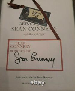 SEAN CONNERY signed BEING A SCOT autograph book 1st Edition JAMES BOND hardcover